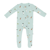 KYTE ZIPPERED FOOTIE IN GOLF