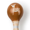 LEIKA FOX FAWN WOODEN RATTLE