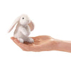 FOLKMANIS MINI LOP EAR RABBIT FINGER PUPPET