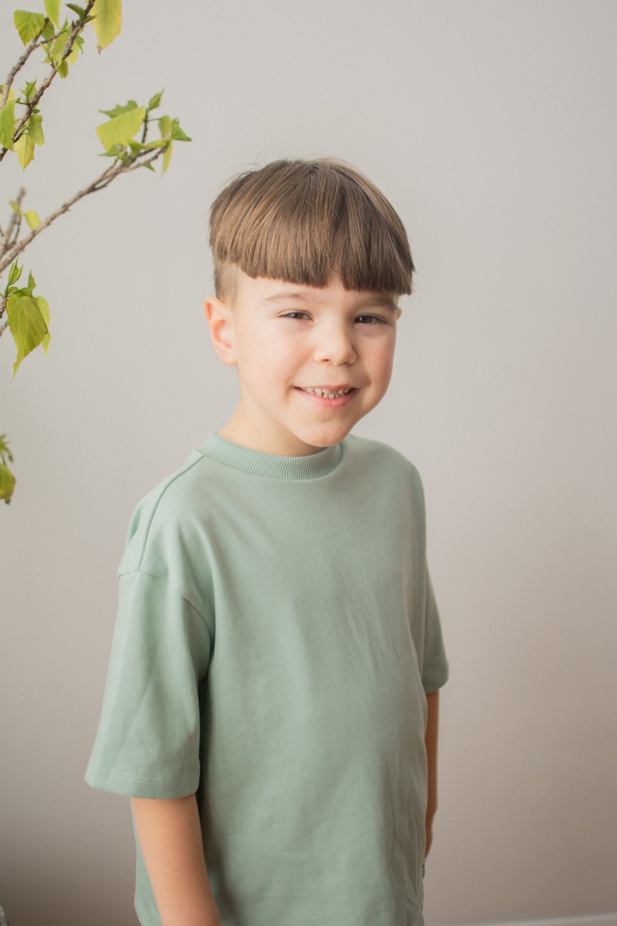 Trucs d'enfants - Oversized T-Shirt | Minted Sage