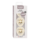 BIBS BABY PACIFIER TRY IT COLLECTION 3PK IVORY