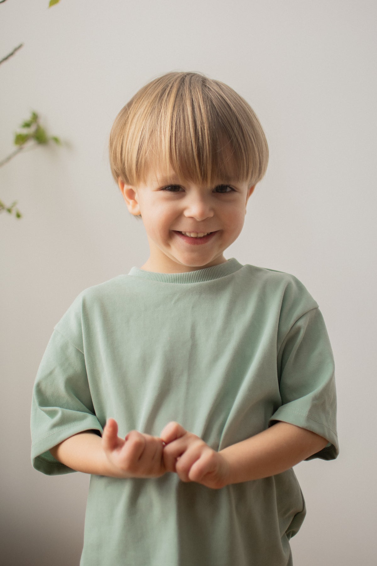 Trucs d'enfants - Oversized T-Shirt | Minted Sage
