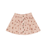 RYLEE + CRU BUTTON FRONT SKIRT - BLOSSOM