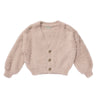 RYLEE + CRU FUZZY CARDIGAN - BLUSH