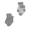 NOPPIES 2 PIECE SOCK SET - ANTHRACITE