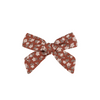 RYLEE + CRU BOW - FLORAL BRICK