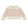 RYLEE + CRU JACQUES SWEATER - POPPY STRIPE