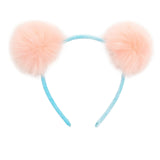 HATLEY FLUFFY PINK POM POMS HEADBAND