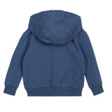 MILES BLUE ZIP UP HOODIE