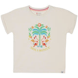NOPPIES WHISPER WHITE TEE - 'NOKOMIS'