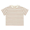 RYLEE + CRU RELAXED TEE - GRAPEFRUIT STRIPE