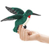 FOLKMANIS MINI HUMMINGBIRD FINGER PUPPET