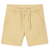 MAYORAL LINEN SHORTS - BISCUIT