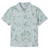 MAYORAL TROPICAL PRINT SHIRT - DARK LAUREL
