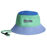 HEADSTER LAKESHORE NYLON BUCKET HAT - 'BLUE STEEL'