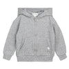 MILES GREY ZIP UP HOODIE