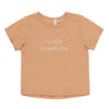 RYLEE + CRU BASIC TEE - HELLO SUNSHINE