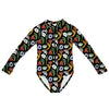 HEADSTER 'PETAL'S REALM' L/S SWIMSUIT