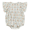 RYLEE + CRU KALEA ROMPER - GARDEN GRID