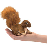 FOLKMANIS MINI RED SQUIRREL FINGER PUPPET