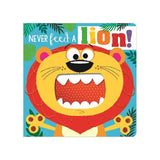 'NEVER FEED A LION' BOARD BOOK