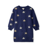 HATLEY BLUE STARLIGHT EASY SWEATER DRESS