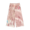 APPAMAN PINK MARBLE LIGHTENING WIDE LEG SWEATPANT