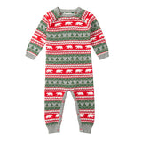 HATLEY BABY POLAR BEAR FAIR ISLE SWEATER ROMPER