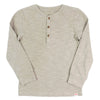 APPAMAN ALLDAY HENLEY LONG SLEEVE TAUPE