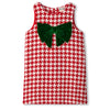 HATLEY BIG BOW HOUNDSTOOTH DRESS