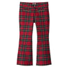 HATLEY RED PLAID FLARED PANT