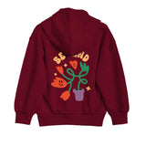 HEADSTER PLANT LOVERS HOODIE - MERLOT