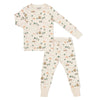 COCCOLI PJ SET - BEIGE FARM LS