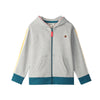 HATLEY ATHLETIC ZIP UP HOODIE - GREY