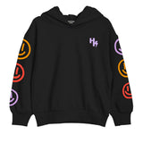 HEADSTER HAPPY FACE HOODIE - BLACK