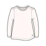 HATLEY LONG SLEEVE PUFF TEE - CREAM