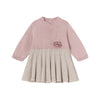 MAYORAL BABY PLEATED TRICOT DRESS