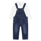 MAYORAL BABY DENIM OVERALL SET