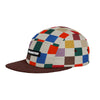 HEADSTER COLOURBURST FIVE PANEL - PALE BEIGE