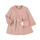 MAYORAL BABY DRESS WITH PURSE - BLUSH