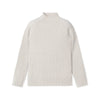 MAYORAL RIB MOCK TURTLENECK - ALPACA HEATHER