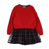 MAYORAL SWEATER + DRESS - RED