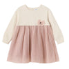 MAYORAL BABY PLEATED DRESS - ROSE