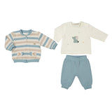 MAYORAL BABY 3PC TRACK SET - BLUE ELEPHANT