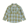 MAYORAL BABY LINED OVERSHIRT - GREEN PLAID