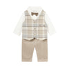 MAYORAL BABY SUIT SET - TOASTED