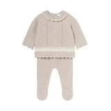 MAYORAL BABY KNIT OUTFIT - WALNUT