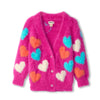 HATLEY JUMBO HEART BOUCLE CARDIGAN