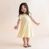 KYTE TWIRL DRESS - Chamomile