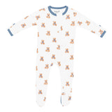 KYTE ZIPPERED FOOTIE IN BEARS